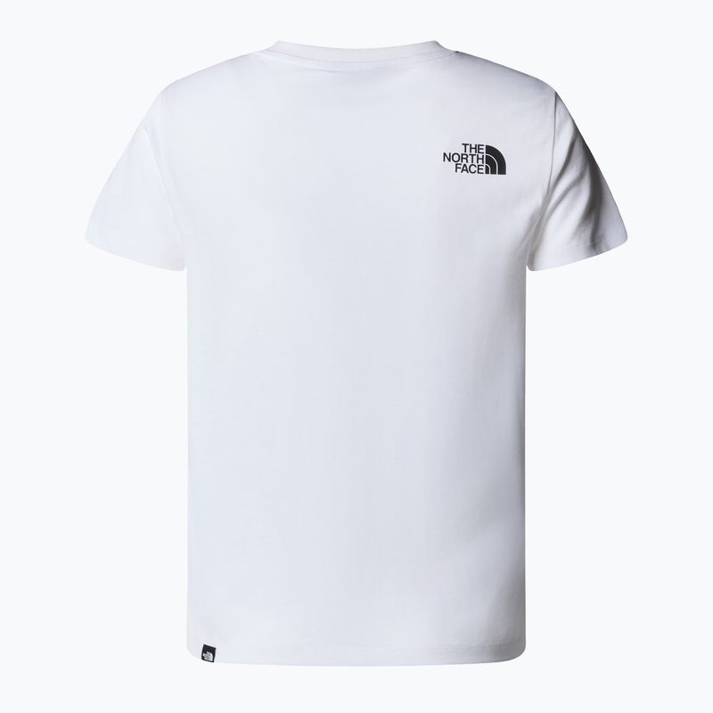 Tricou pentru copii The North Face Easy white 2