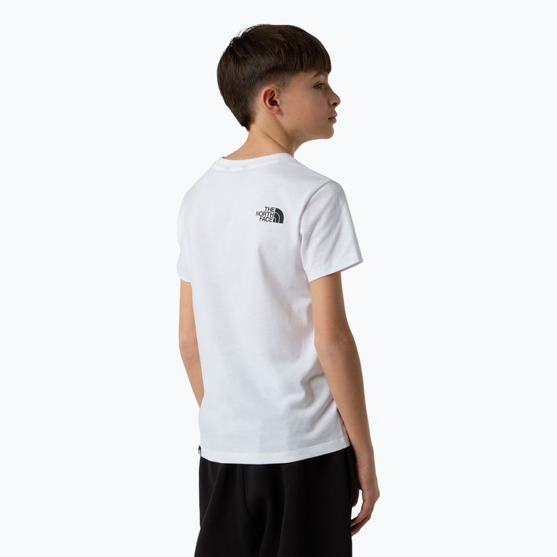 Tricou pentru copii The North Face Easy white 5