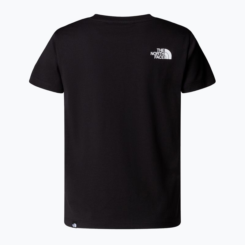 Tricou pentru copii The North Face Easy black 2