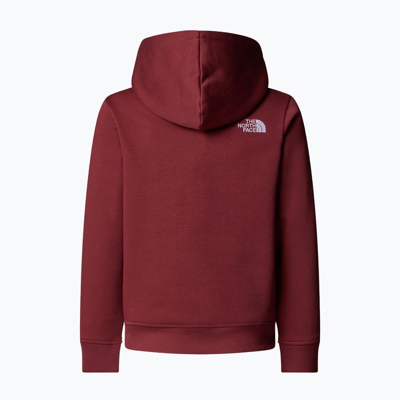 Bluză pentru copii The North Face Teen Drew Peak Pullover Hoodie sumac 2
