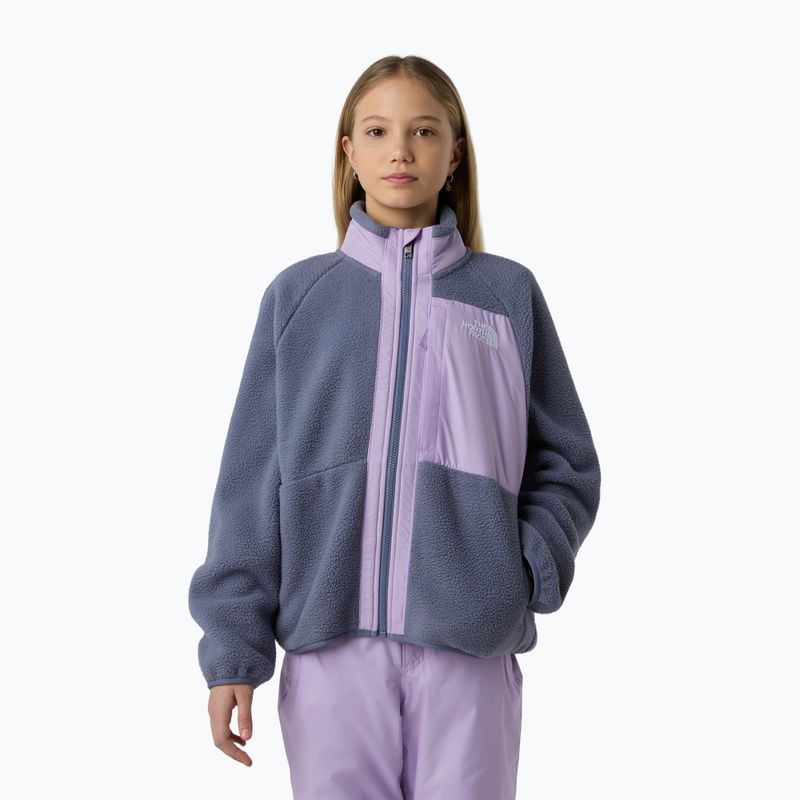 Bluză pentru copii The North Face Yumiori Full Zip twilight galaxy/lite lilac