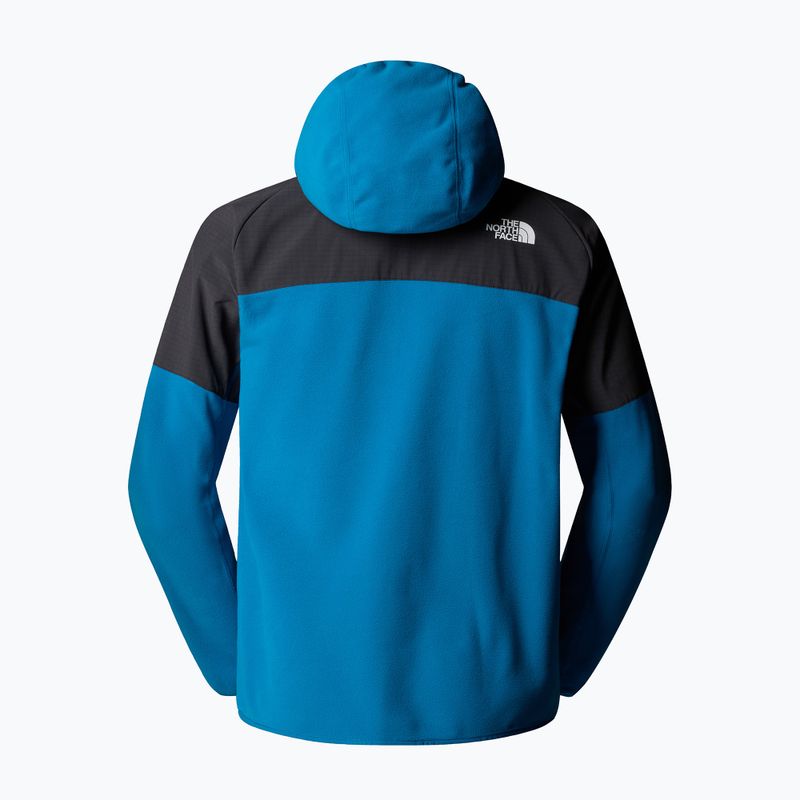 Bluză pentru bărbați The North Face Glacier Heavyweight Full Zip HD dusk blue/asphalt grey 2