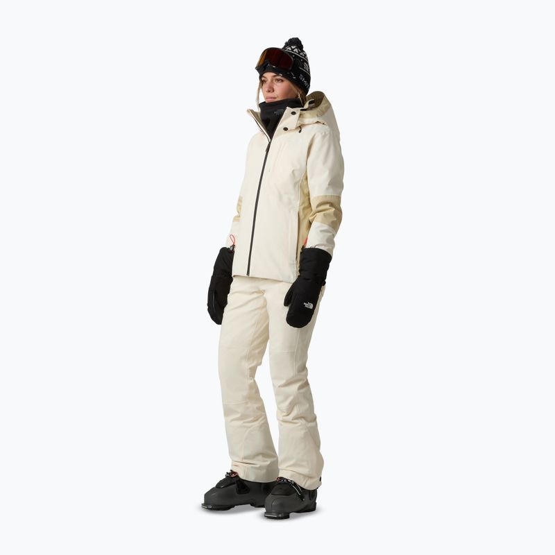 Geacă de schi pentru femei The North Face Lenado white dune/gravel 2