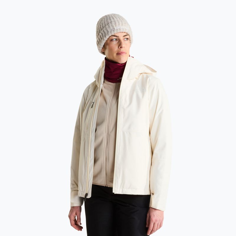 Geacă de schi pentru femei The North Face Descendit white dune 4