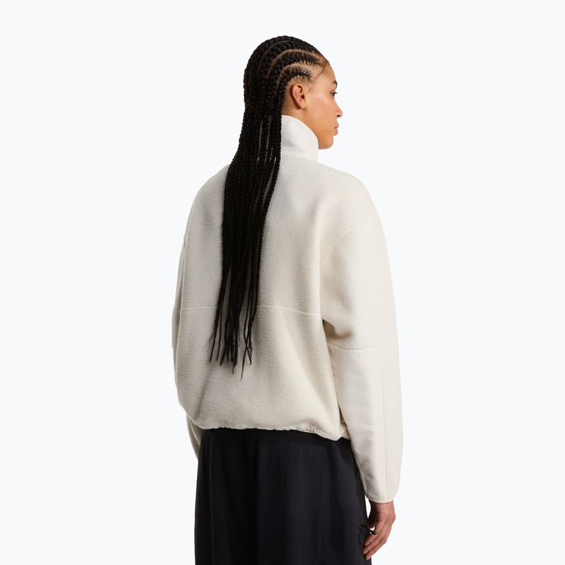 Bluză fleece pentru femei The North Face Yumiori Off Peak Full Zip white dune 3