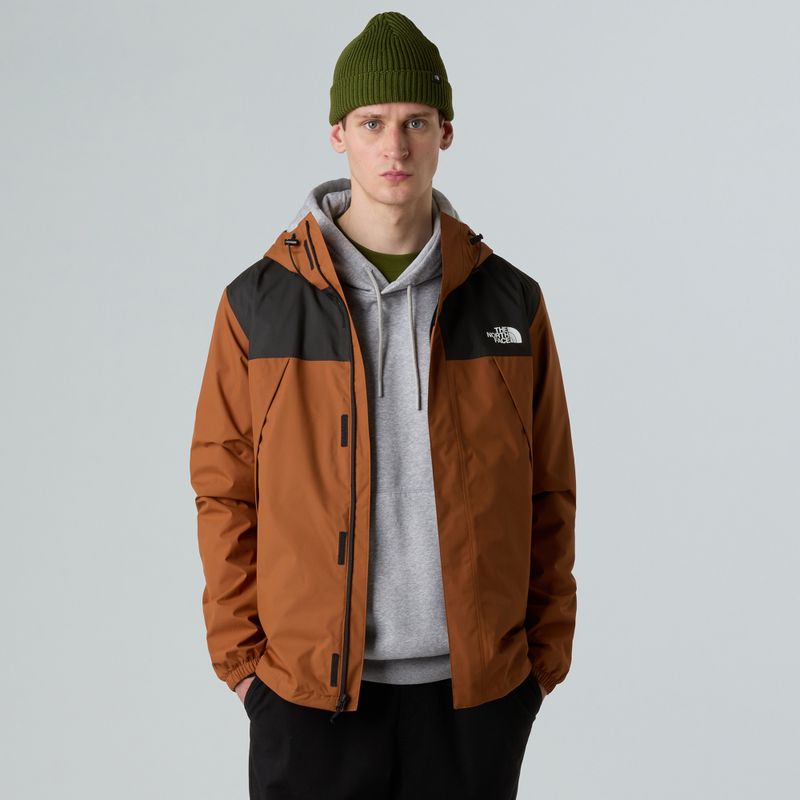 Geacă de ploaie pentru bărbați The North Face Antora burnt umber/black 4