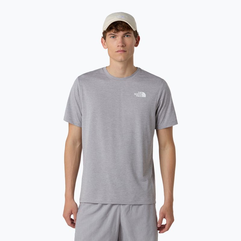 Tricou pentru bărbați The North Face 24/7 Reg pale grey heather