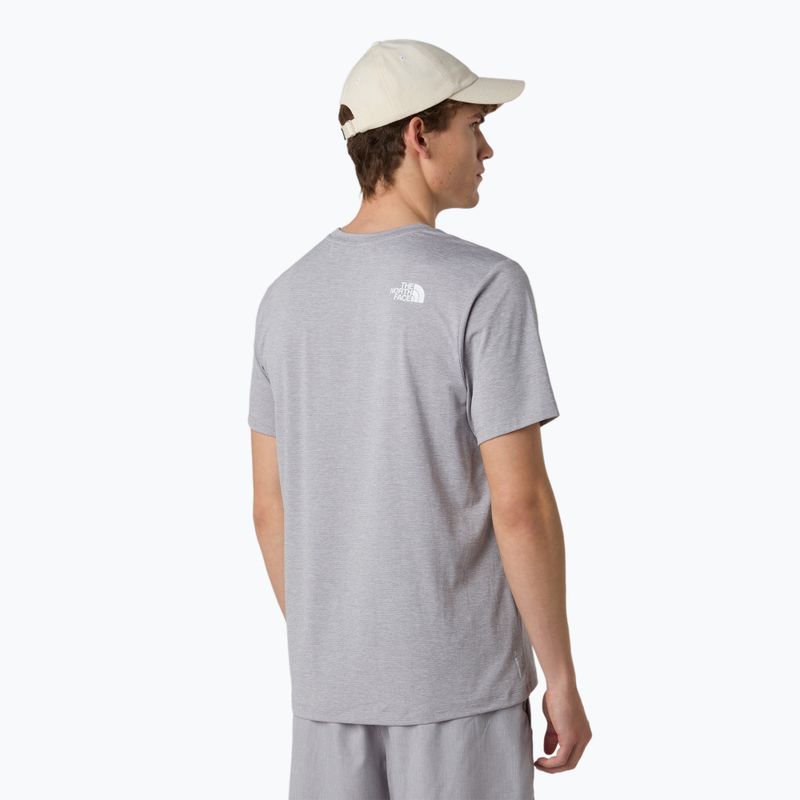 Tricou pentru bărbați The North Face 24/7 Reg pale grey heather 3