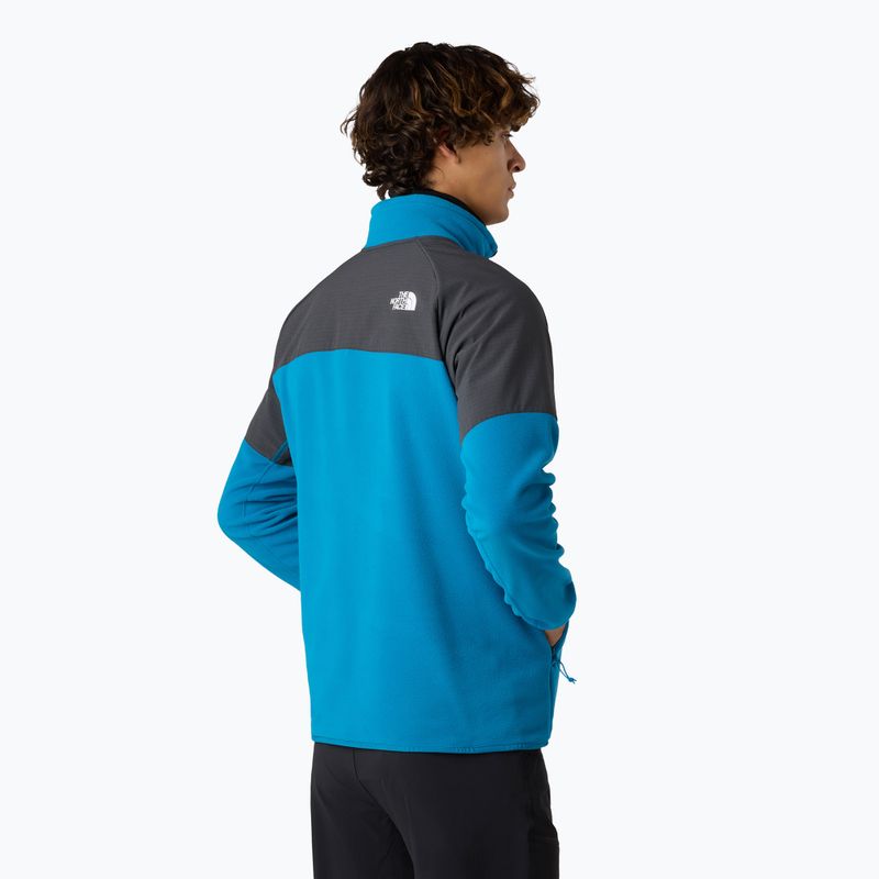 Bluză pentru bărbați The North Face Glacier Heavyweight 1/2 Zip dusk blue/asphalt grey 3