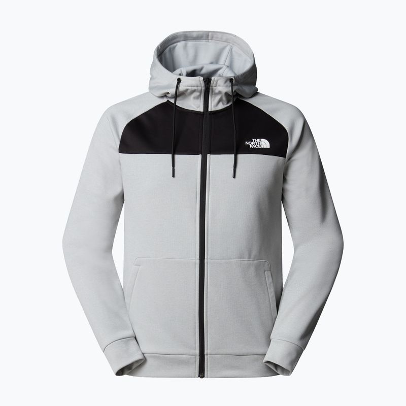 Hanorac pentru bărbați  The North Face Reaxion Fleece Full Zip Hoodie high rise grey light heather