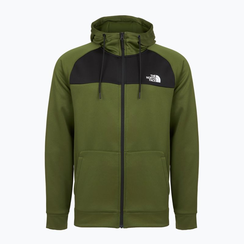 Hanorac pentru bărbați The North Face Reaxion Fleece Full Zip Hoodie woodland green/black
