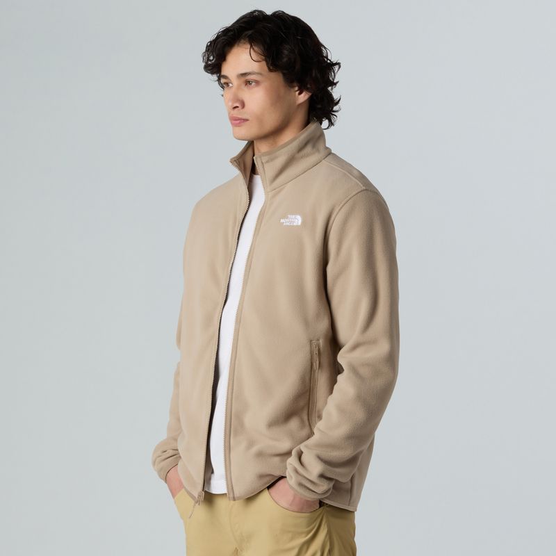 Bluză  pentru bărbați The North Face Glacier Fleece mushroom grey 4