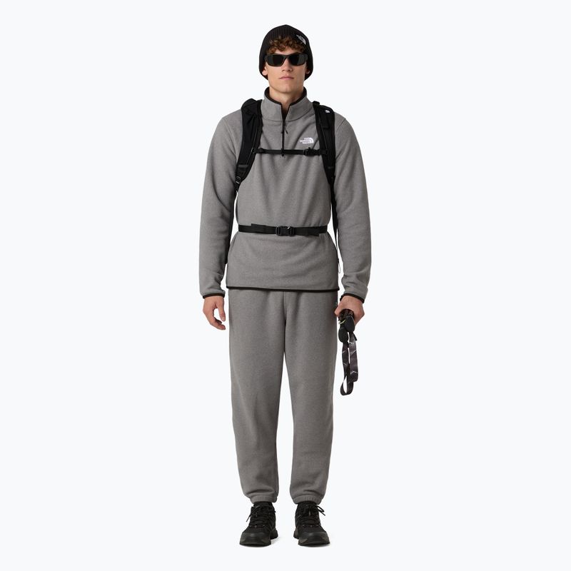Pantaloni pentru bărbați The North Face Glacier Fleece mid grey heather 2