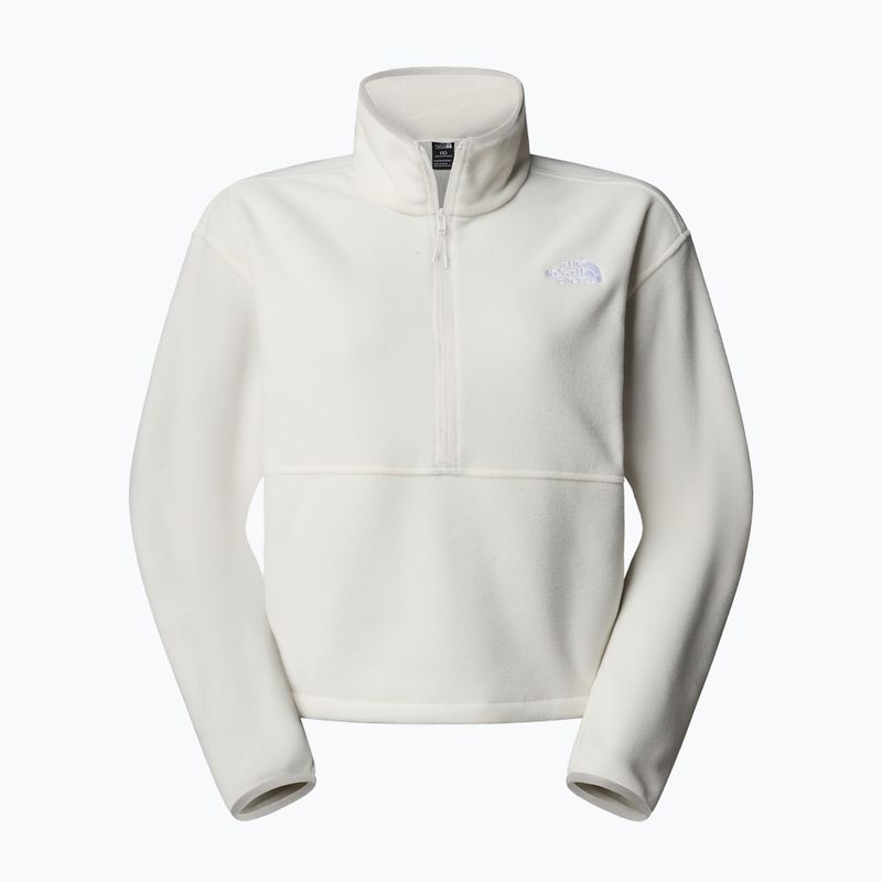 Bluză pentru femei The North Face Glacier Fleece 1/2 Zip Short white dune 4