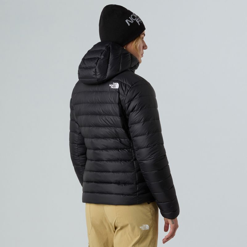 Geacă cu puf pentru femei The North Face Down Hooded black 3