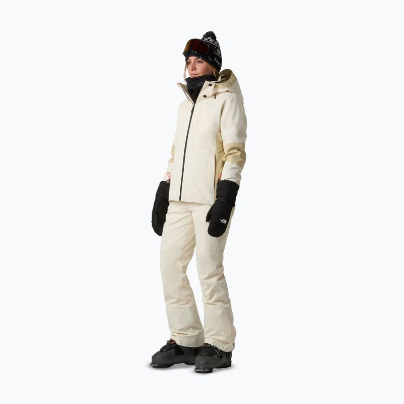 Pantaloni de schi pentru femei The North Face Lenado Regular white dune 2
