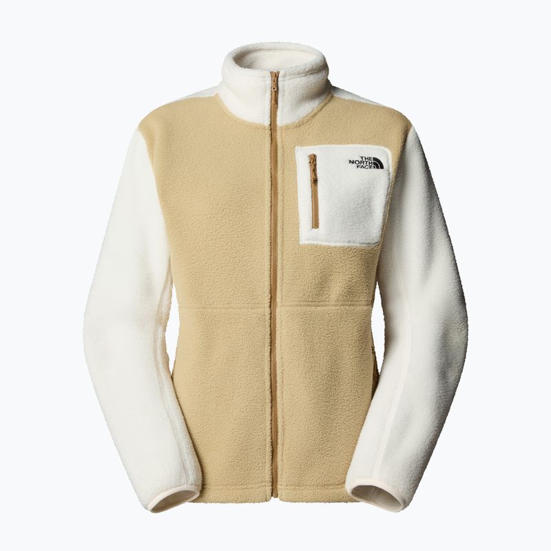 Bluză  pentru femei The North Face Yumiori Full Zip khaki stone/white dune