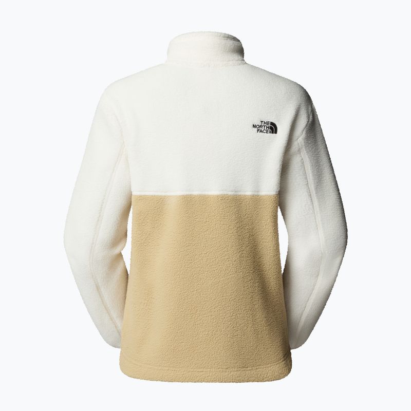Bluză  pentru femei The North Face Yumiori Full Zip khaki stone/white dune 2