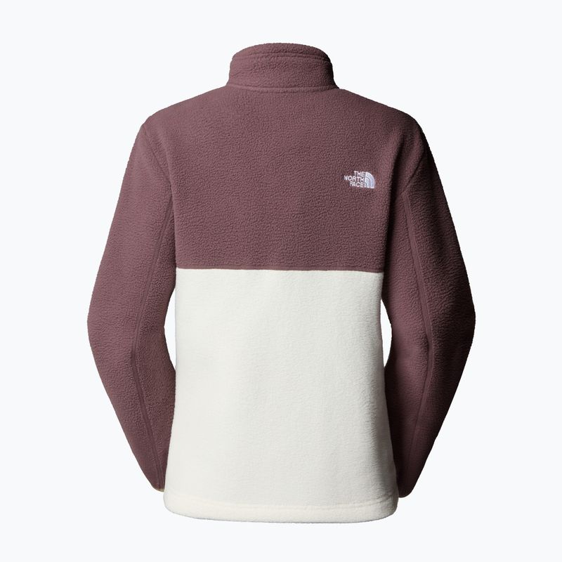 Bluză  pentru femei The North Face Yumiori Full Zip white dune/tawny quartz 2