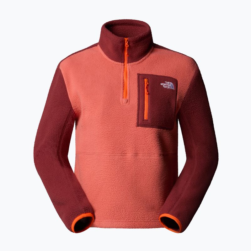 Bluză pentru femei The North Face Yumiori 1/4 Zip mars dust/sumac/solar flare 4