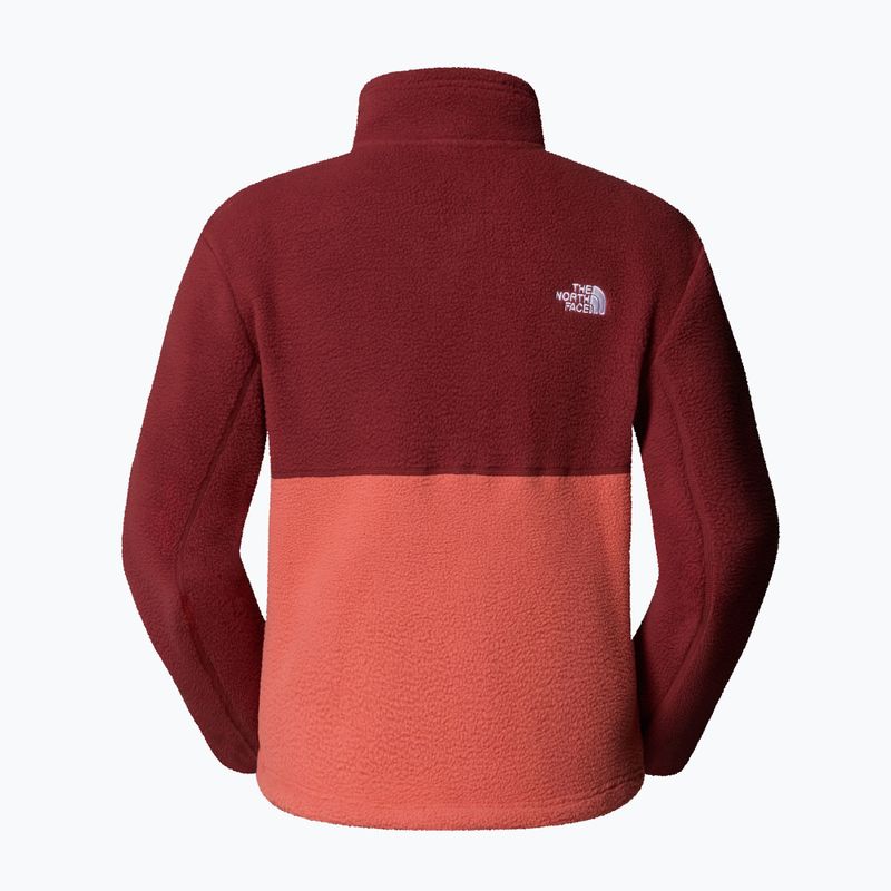 Bluză pentru femei The North Face Yumiori 1/4 Zip mars dust/sumac/solar flare 5