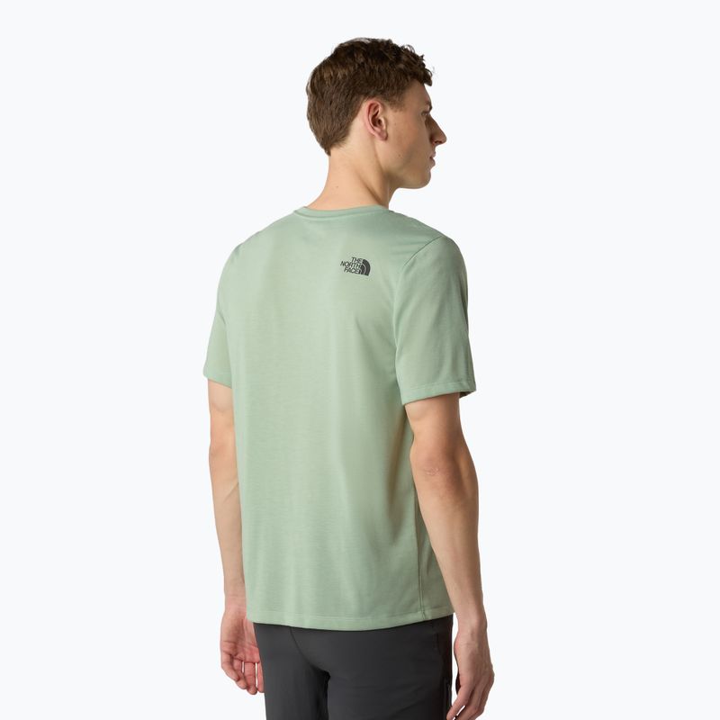 Tricou pentru bărbați The North Face Mountain Foundation Graphic state moss 3