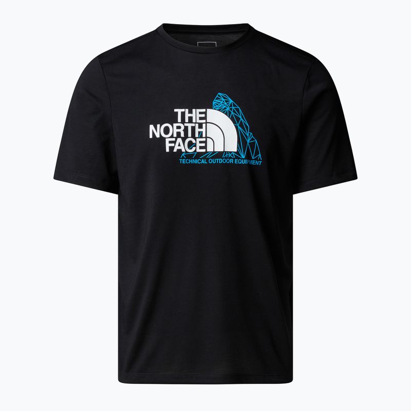 Tricou pentru bărbați The North Face Mountain Foundation Graphic black