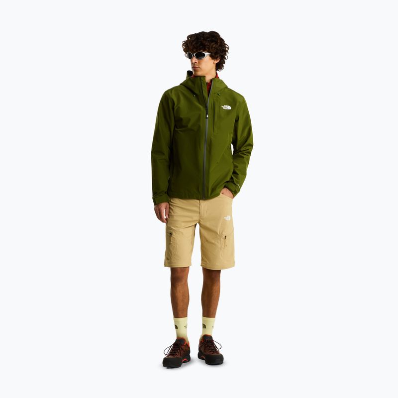 Pantaloni de trekking pentru bărbați The North Face Exploration Regular Tapered Convertible khaki stone 2