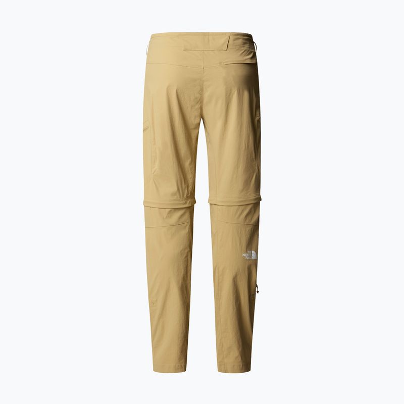 Pantaloni de trekking pentru bărbați The North Face Exploration Regular Tapered Convertible khaki stone 5
