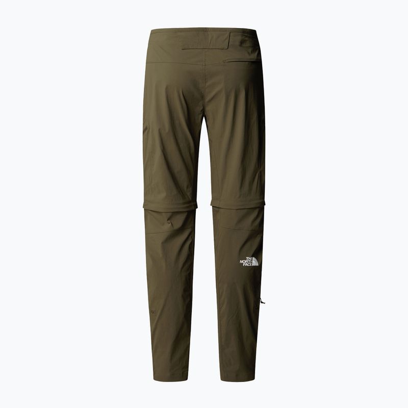 Pantaloni de trekking pentru bărbați The North Face Exploration Regular Tapered Convertible taupe green 6