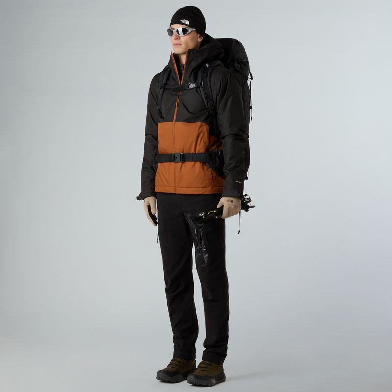 Geacă cu puf pentru bărbați The North Face Millerton Insulated burnt umber/black 2