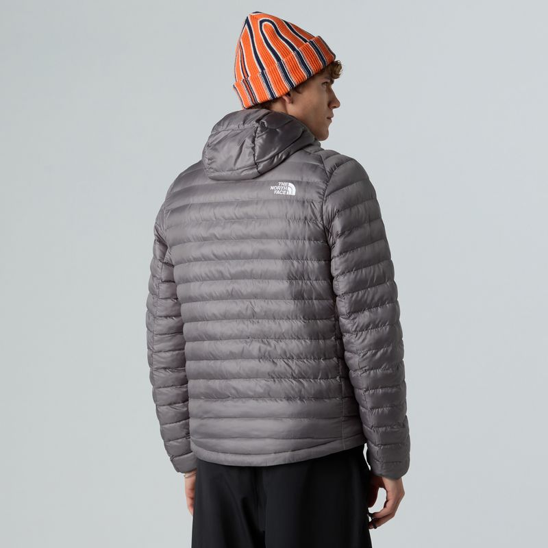 Geacă matlasată pentru bărbați The North Face Huila Synthetic Hoodie smoked pearl 3