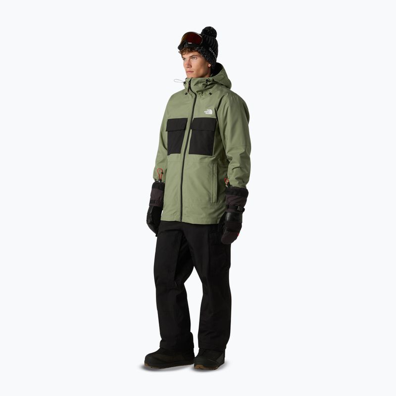 Geacă de snowboard pentru bărbați The North Face Fourbarrel Triclimate bark mist/black