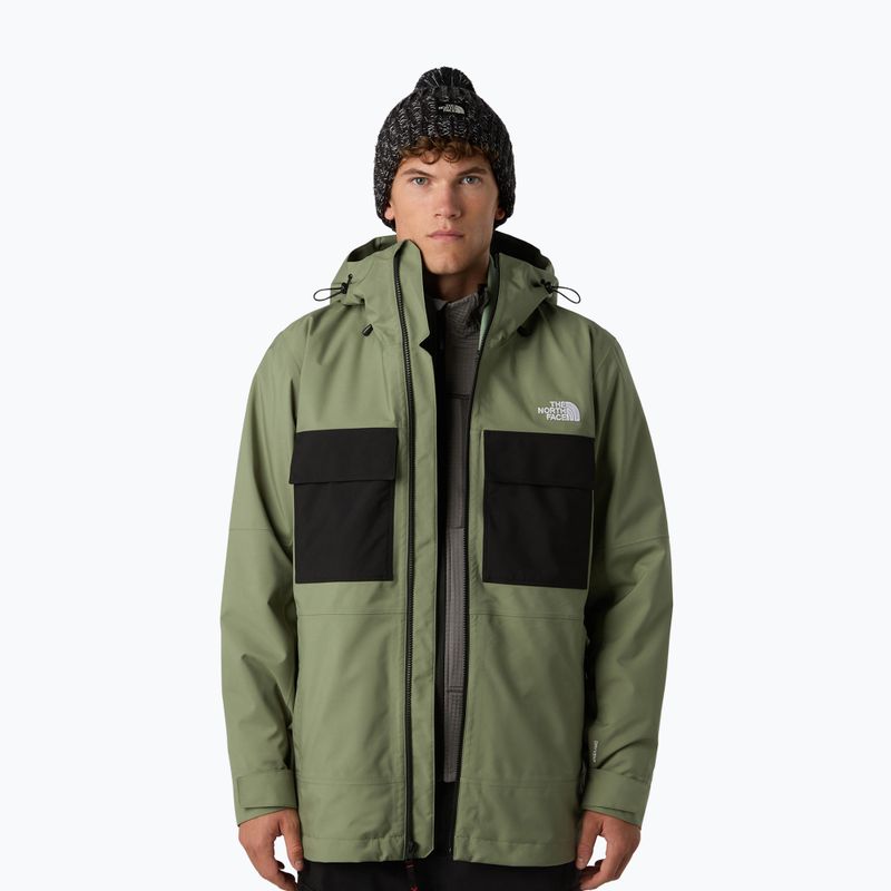 Geacă de snowboard pentru bărbați The North Face Fourbarrel Triclimate bark mist/black 2