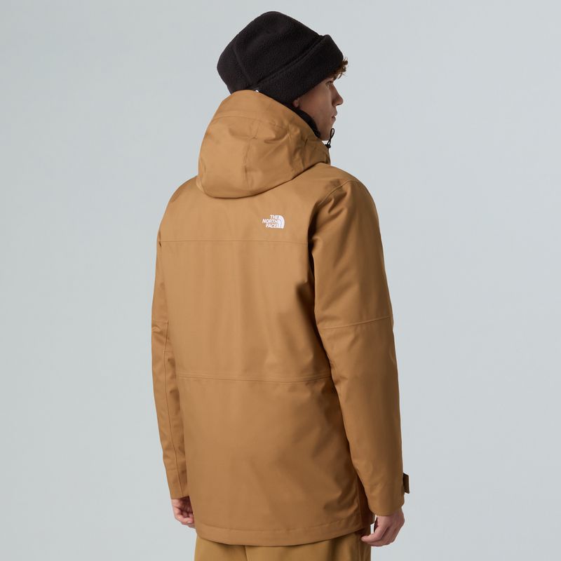 Geacă de snowboard pentru bărbați The North Face Fourbarrel Triclimate utility brown/khaki 3