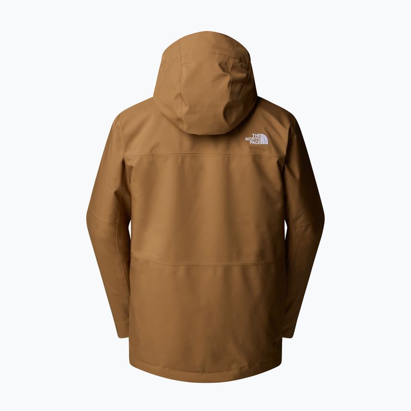 Geacă de snowboard pentru bărbați The North Face Fourbarrel Triclimate utility brown/khaki 7