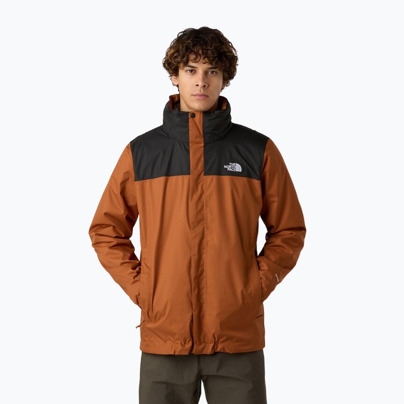 Geacă 3în1 pentru bărbați The North Face Evolve II Triclimate burnt umber/asphalt grey 11