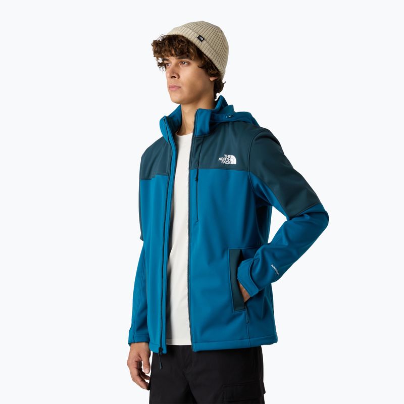 Geacă softshell pentru bărbați The North Face Diablo Softshell Detachable Hood mineral ink/deep cypres 4