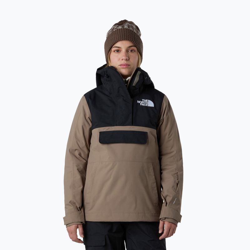 Geacă de schi pentru femei The North Face Driftview Anorak mocha brown/black
