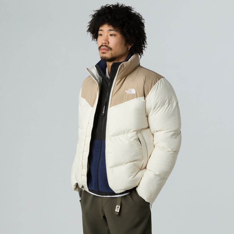Geacă pentru bărbați The North Face Saikuru mushroom grey/white dun 4