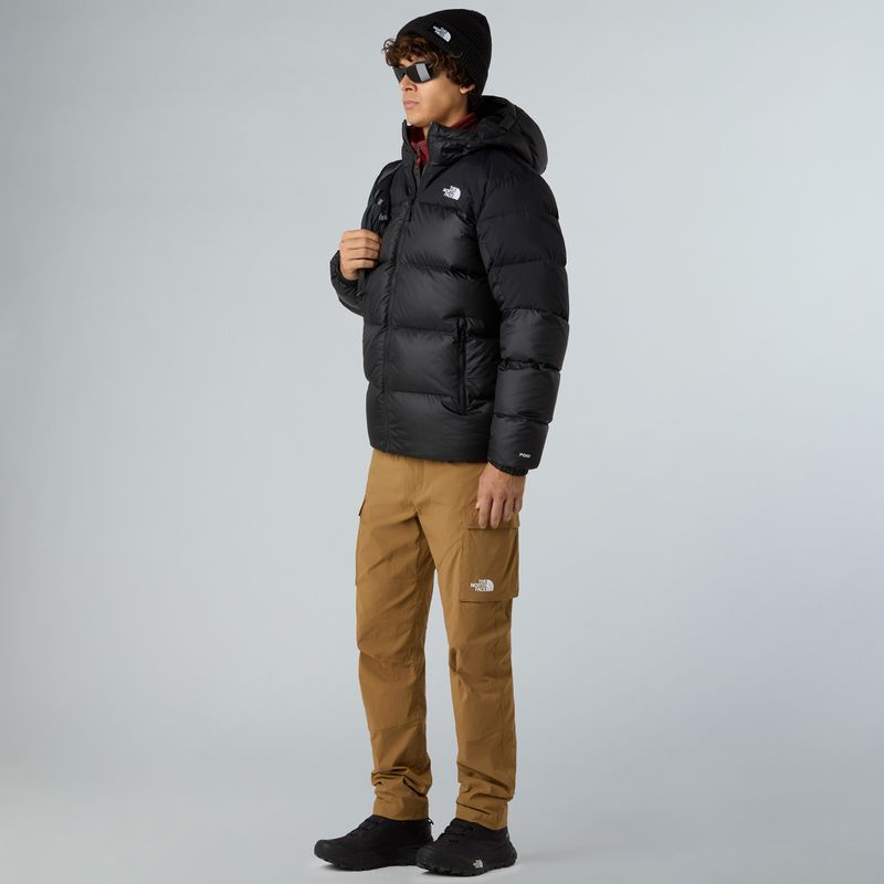 Jachetă de puf pentru bărbați The North Face Diablo Down 2.0 Hoodie negru/negru/ puf reciclat 2