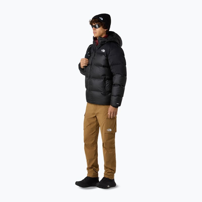 Geacă cu puf pentru bărbați The North Face Diablo Down 2.0 Hoodie black/black/recycled down 2