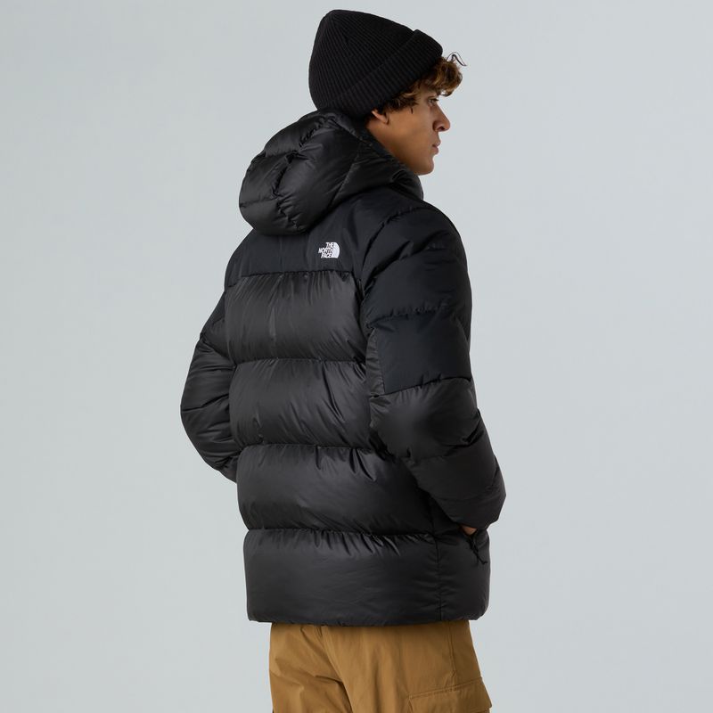 Jachetă de puf pentru bărbați The North Face Diablo Down 2.0 Hoodie negru/negru/ puf reciclat 3