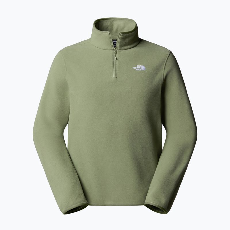 Bluză  pentru bărbați The North Face Glacier Fleece 1/4 Zip bark mist 4