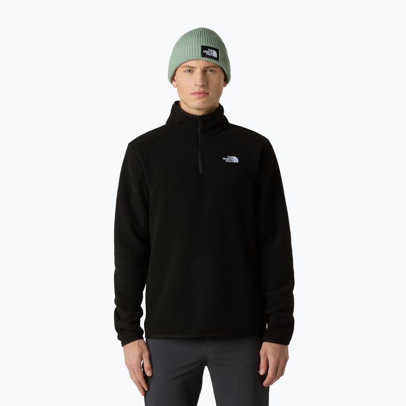 Bluză pentru bărbați The North Face Glacier Fleece 1/4 Zip black 6