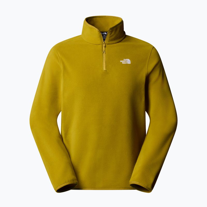 Bluză  pentru bărbați The North Face Glacier Fleece 1/4 Zip deep dijon 4