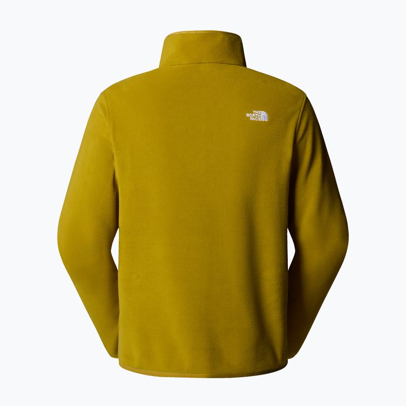 Bluză  pentru bărbați The North Face Glacier Fleece 1/4 Zip deep dijon 5