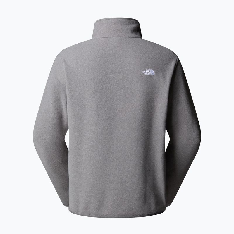 Bluză pentru bărbați The North Face Glacier Fleece 1/4 Zip mid grey heather 5