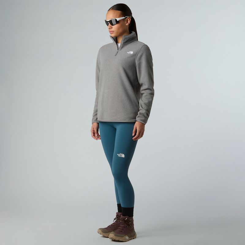 Bluză  pentru femei The North Face Glacier Fleece 1/4 Zip mid grey heather 2