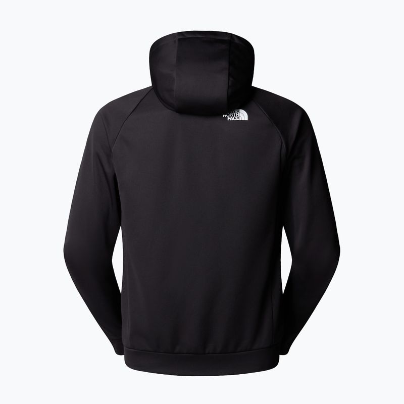 Bluză pentru bărbați The North Face Reaxion 2.0 Hooded Full Zip black heather 6